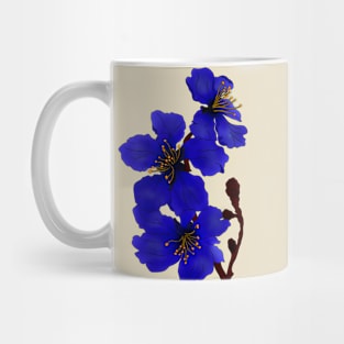 Blue Magnolia Mug